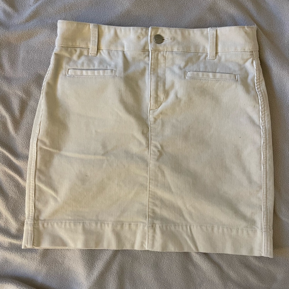 Cream Mini Skirt